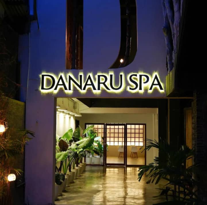 danaru spa - massage spa entrance